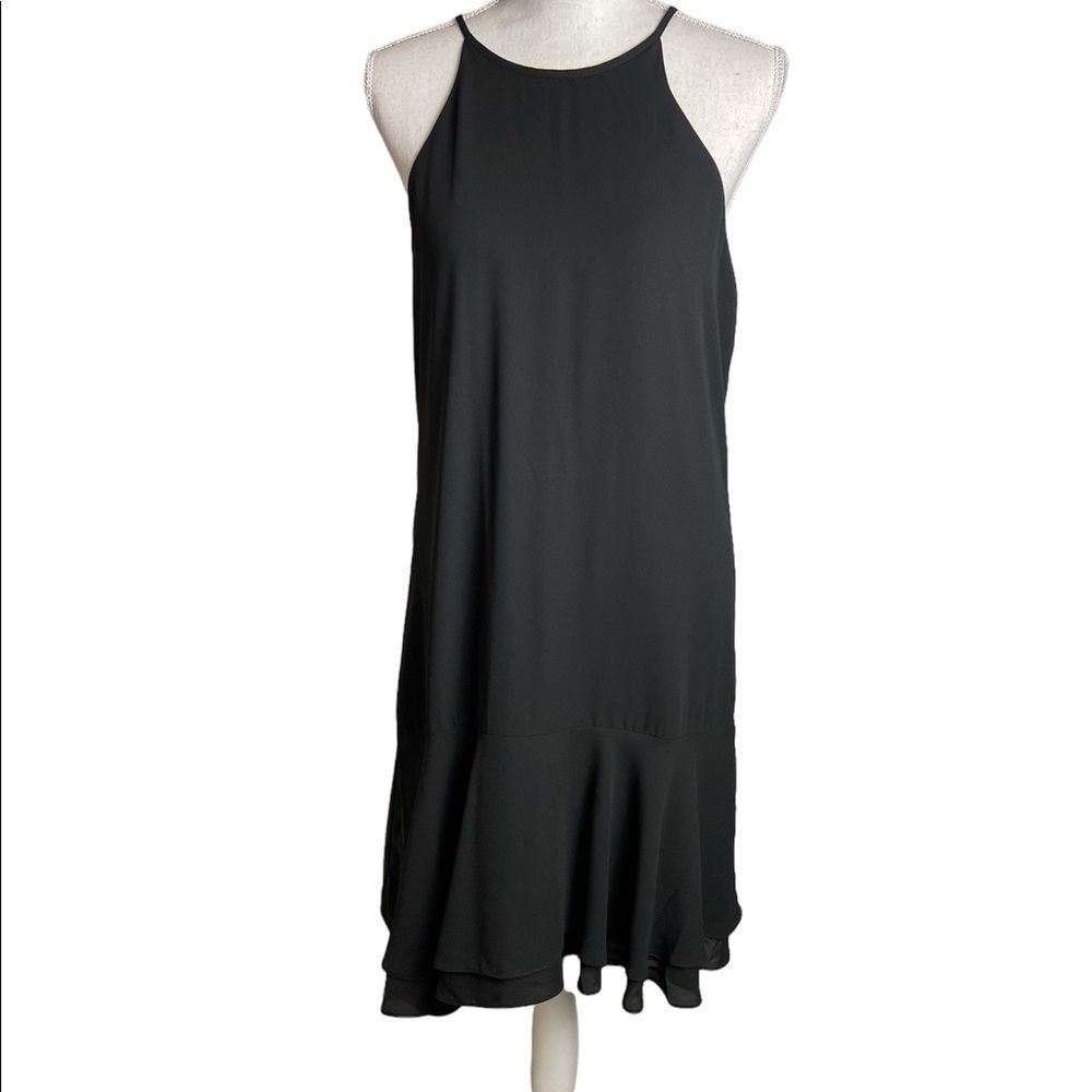 Charles Henry Black Flowy Dress NWT